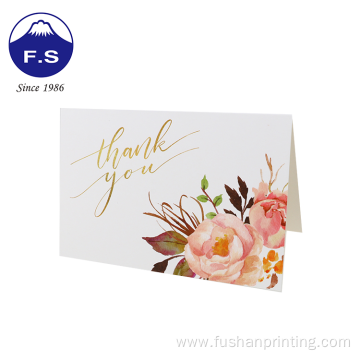 Colorful Printing Recycled Festival Thank you Card